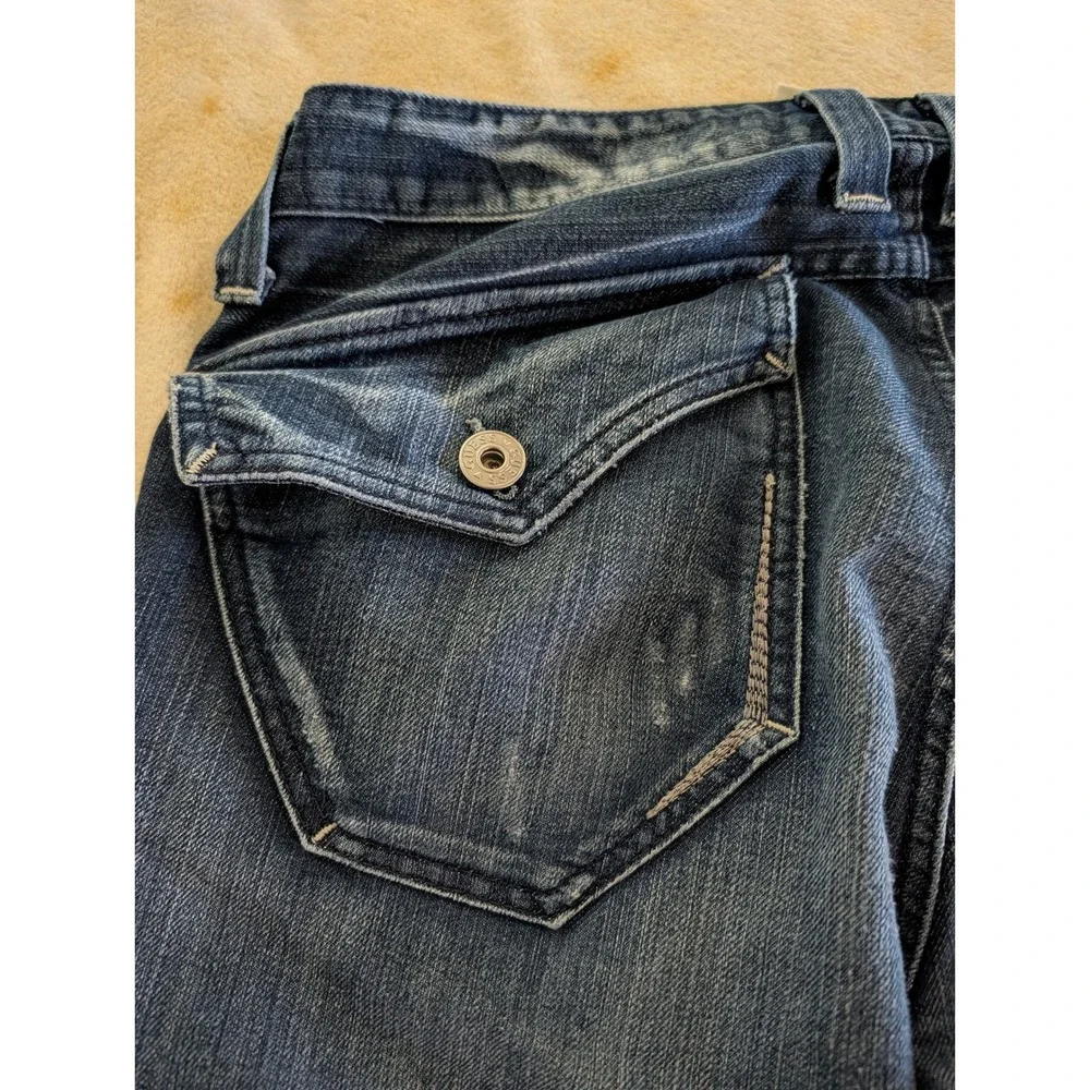 Guess Jeans Rhodes Straight Leg Dark Wash Denim Mens 33x32 M74R5102